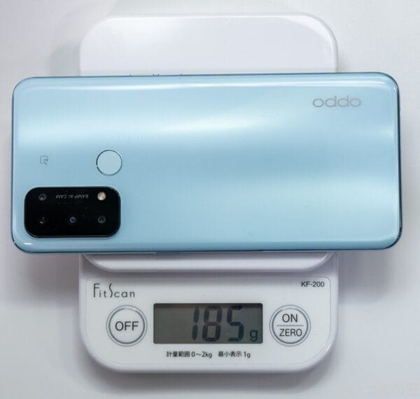 OPPO Reno5Aの重さ