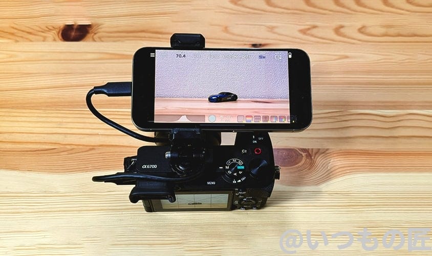 iPhone15 Pro/Pro Max USB-C Monitor+ SONY α6700