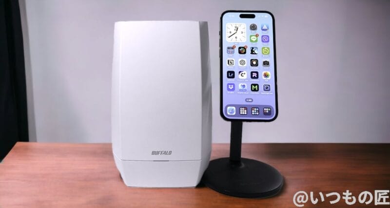 iphone15pro-wifi6e-router | iphone review.jp iPhone15 ProとWi-Fi 6Eルーター「BUFFALO WNR-5400XE6」
