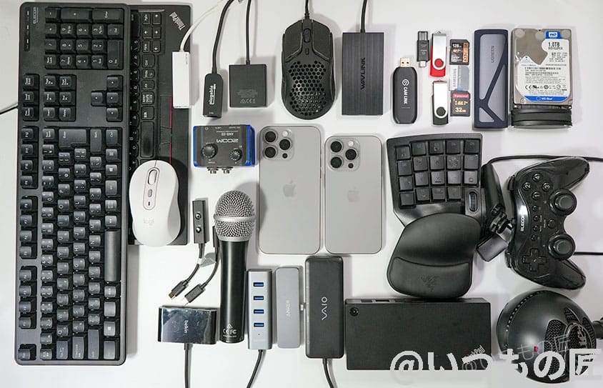 iPhone15 Pro/Pro Maxに接続する40種類のUSB-C機器