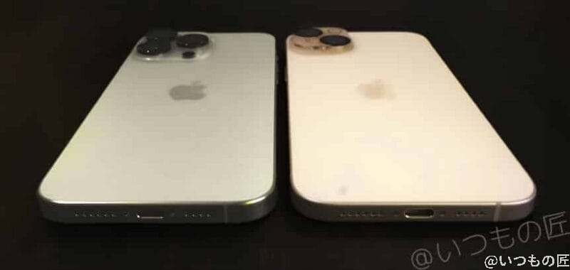 iphone15pro-iphone15plus-compared | iphone review.jp iPhone15 Pro(左)とiPhone15 Plus(右)
