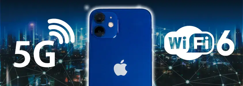 iPhone12 miniは5GとWi-Fi6に対応している