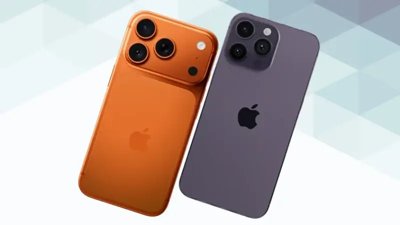 iPhone17 ProとiPhone14 Proの違い 背面デザイン イメージ画像
