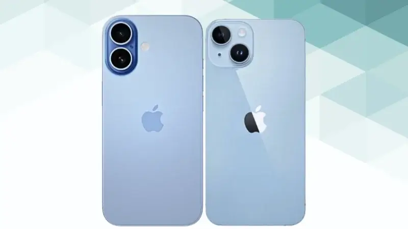 iPhone17とiPhone14の比較 背面デザイン
