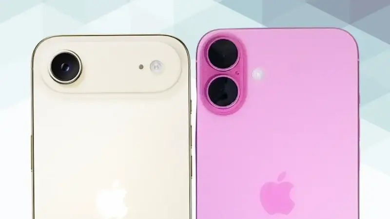 iPhone AirとiPhone16 Plusの比較 カメラデザイン