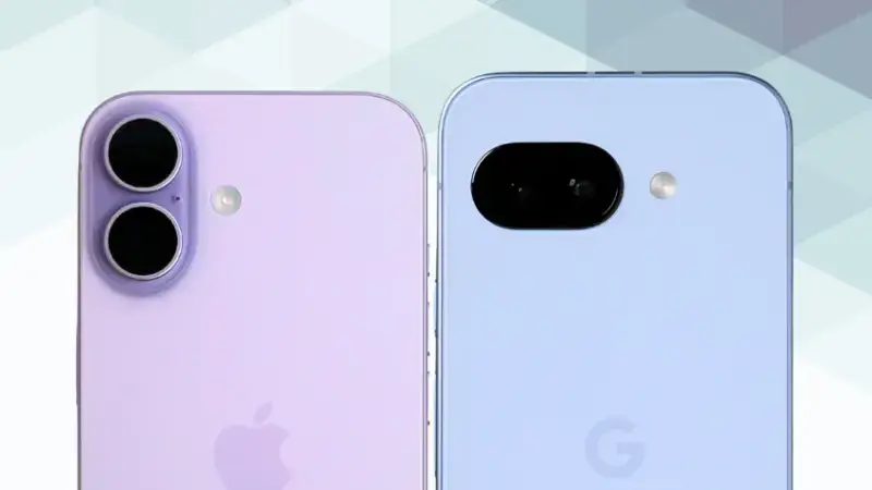 iPhone17とGoogle Pixel 9aの比較 カメラデザイン
