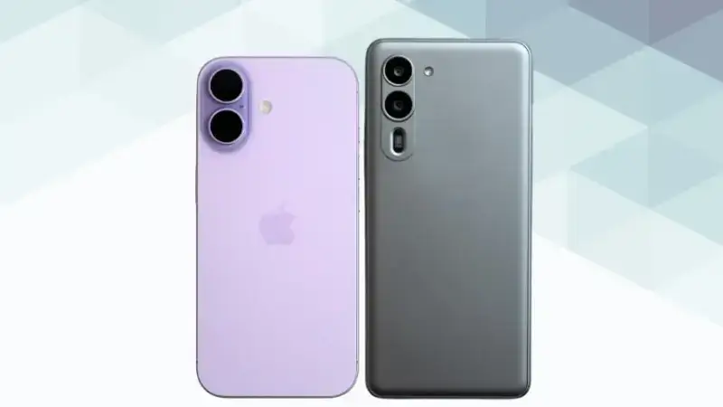 iPhone17とarrows We2 Plusを比較 背面デザイン