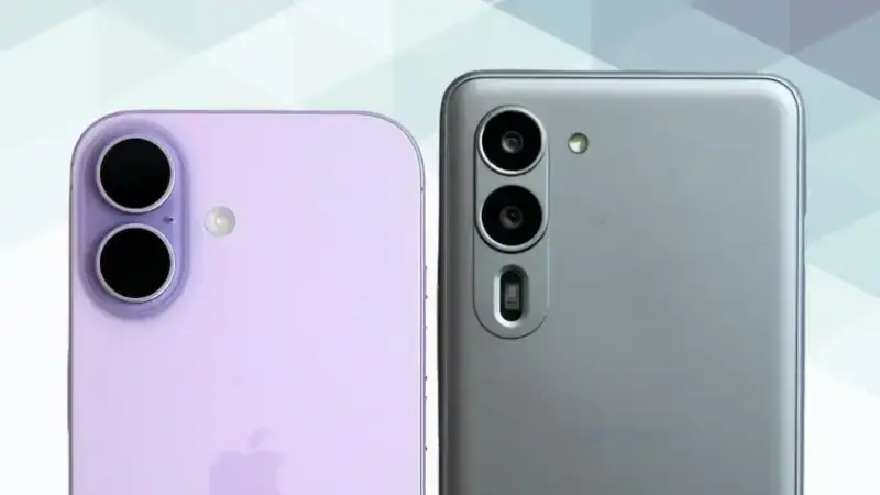 iPhone17とarrows We2 Plusを比較 カメラデザイン