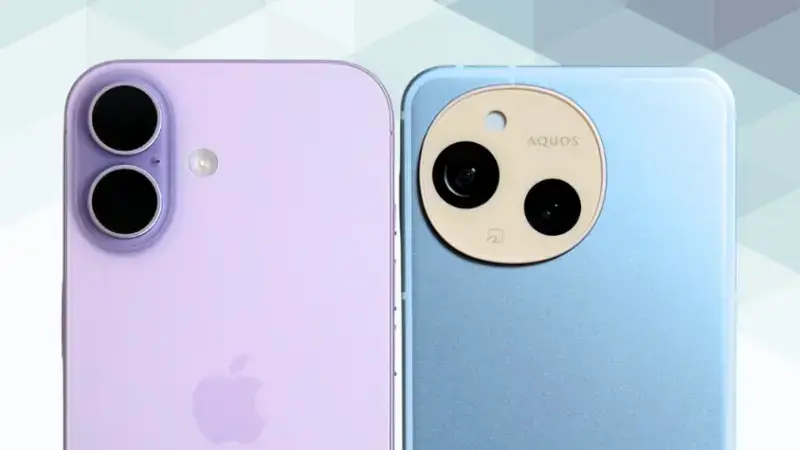 iPhone17とAQUOS sense9を比較 カメラデザイン